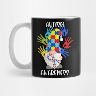 Gnome Puzzle Autism Awereness Mug